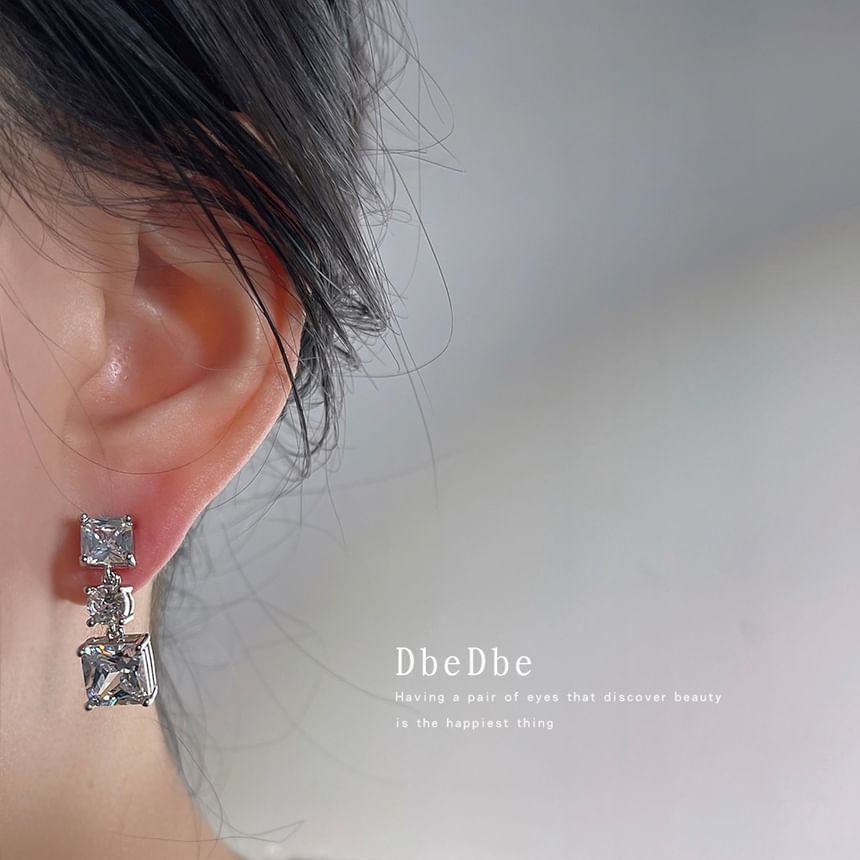 Earring CZ Drop