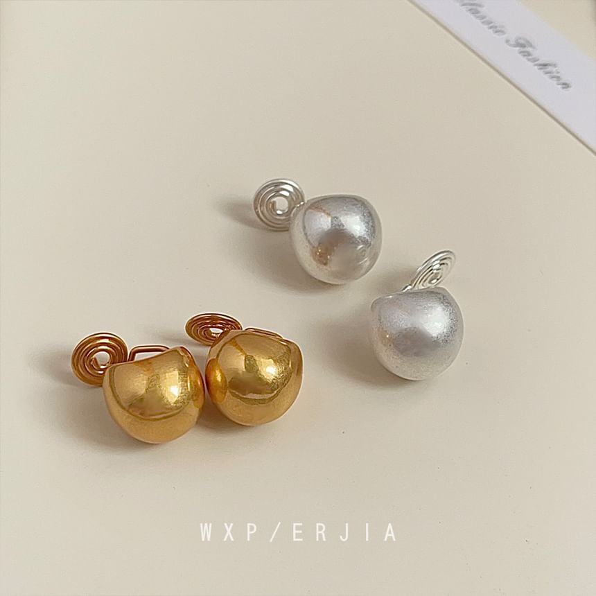 Earring Cuff Pearl Faux