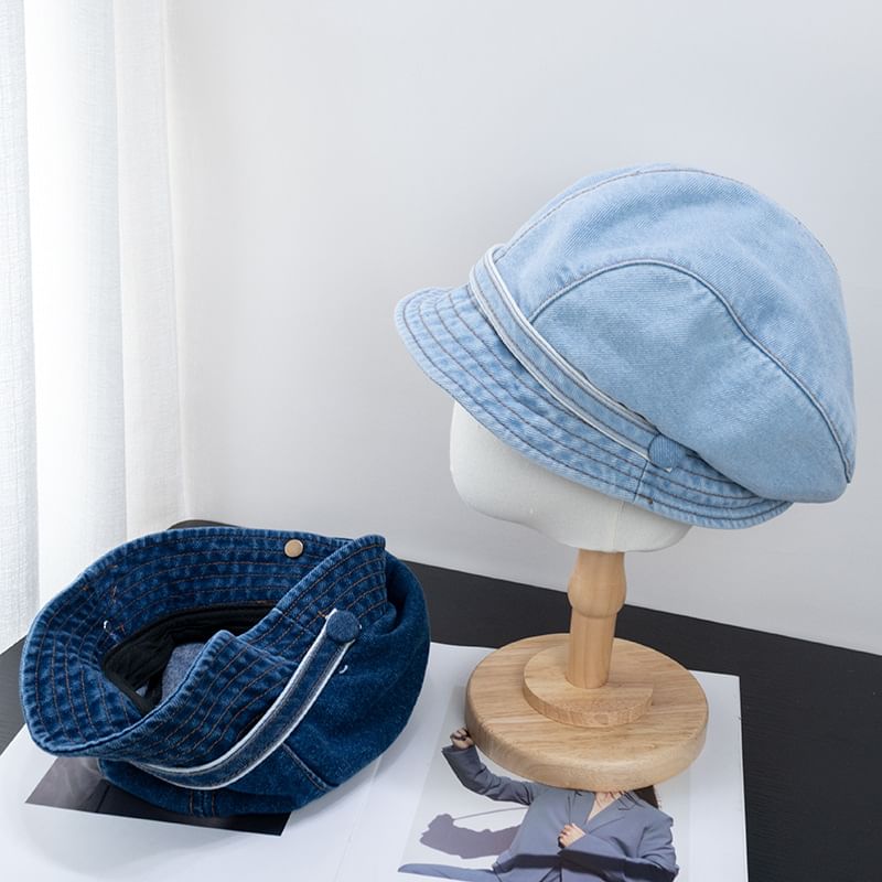 Denim Cap Newsboy