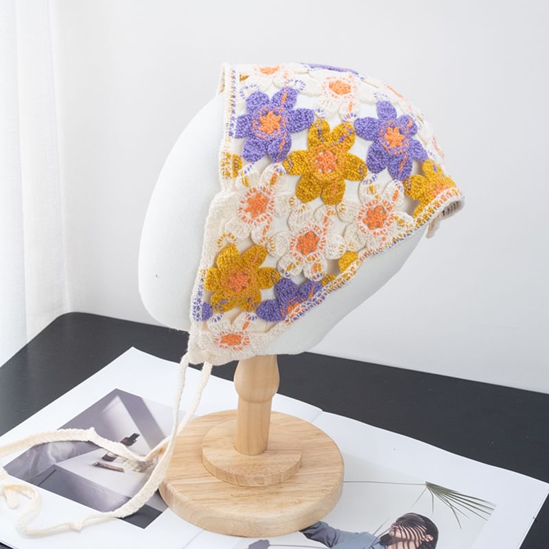 Hat Floral Bonnet