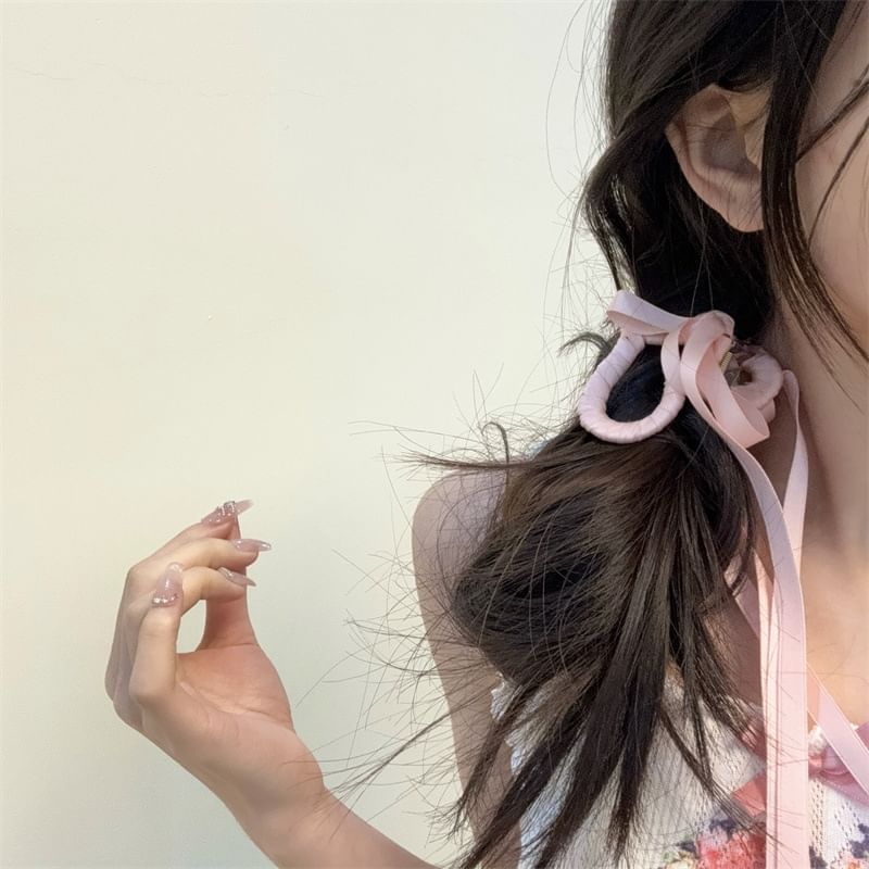 Heart Ribbon Clamp Hair