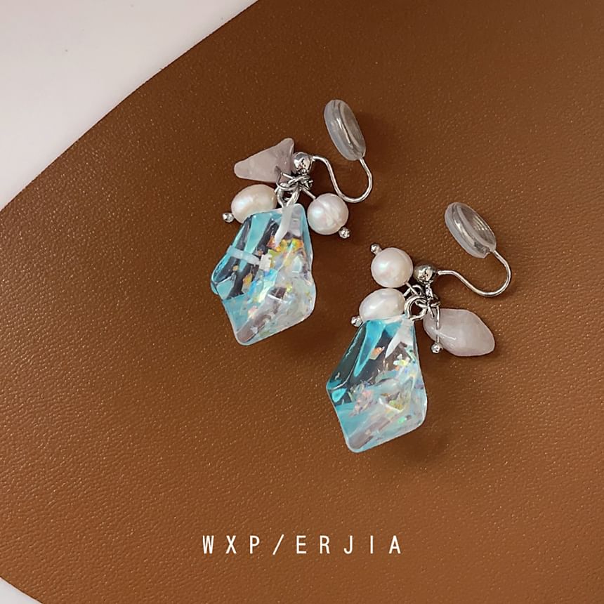 Crystal Pearl Faux Alloy Cuff Ear Freshwater