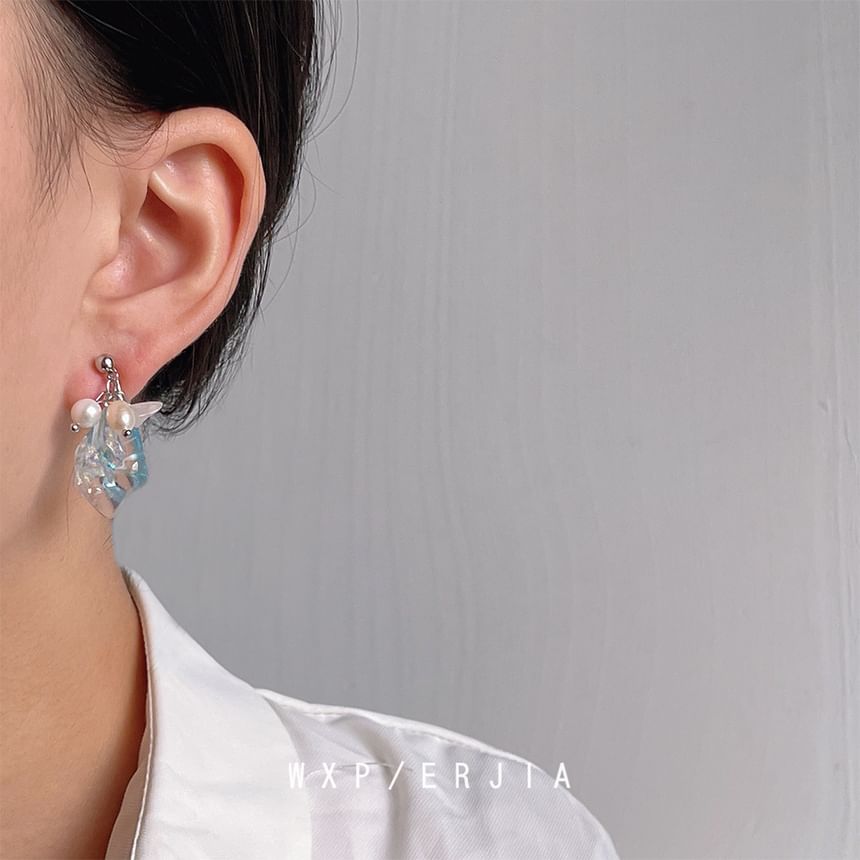 Crystal Pearl Faux Alloy Cuff Ear Freshwater