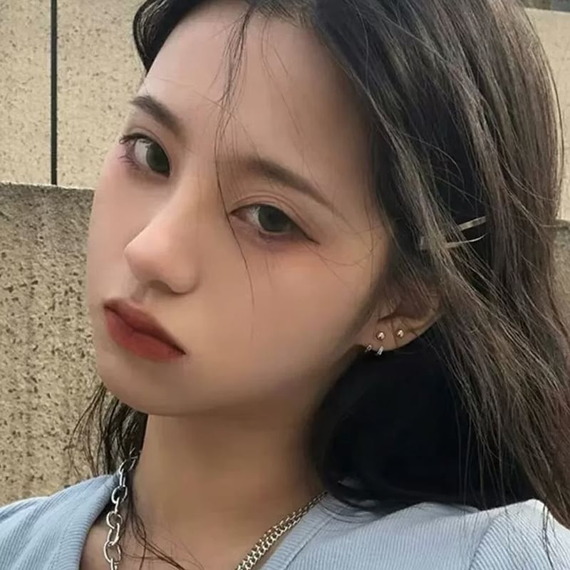 Sterling Ear Stud Silver