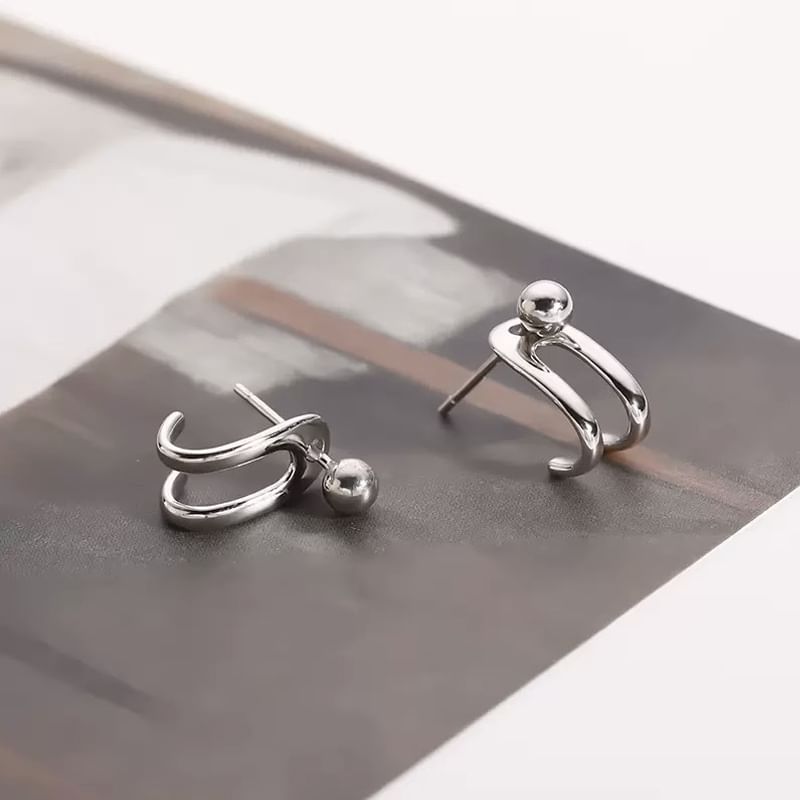 Sterling Ear Stud Silver