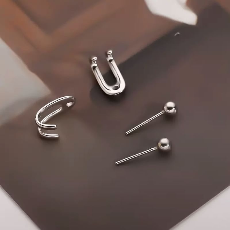 Sterling Ear Stud Silver