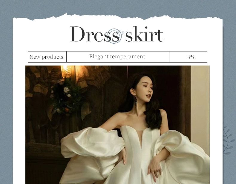 Satin Trained Set: Ball + Shawl A-Line Sweetheart Strapless Gown Plain Neckline