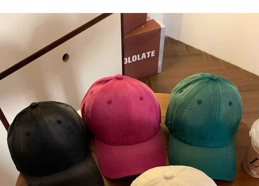 Distressed Cap Baseball Plain