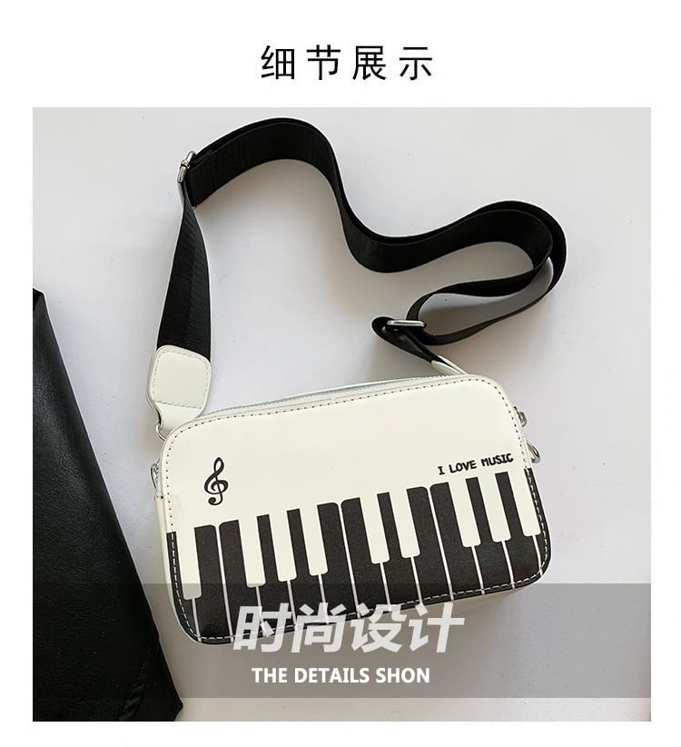 Bag Print Piano Crossbody
