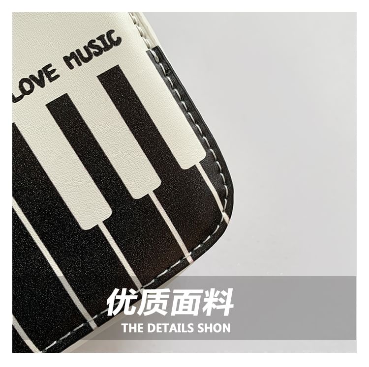 Bag Print Piano Crossbody