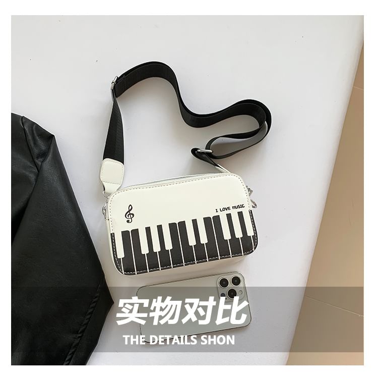 Bag Print Piano Crossbody
