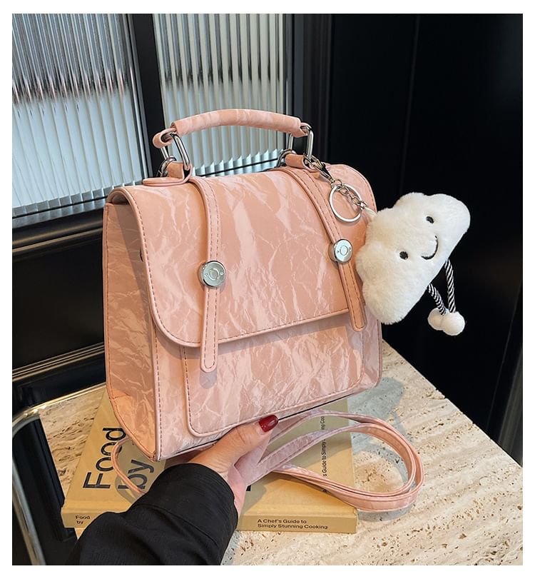 Charm Bag Patterned Set Backpack /