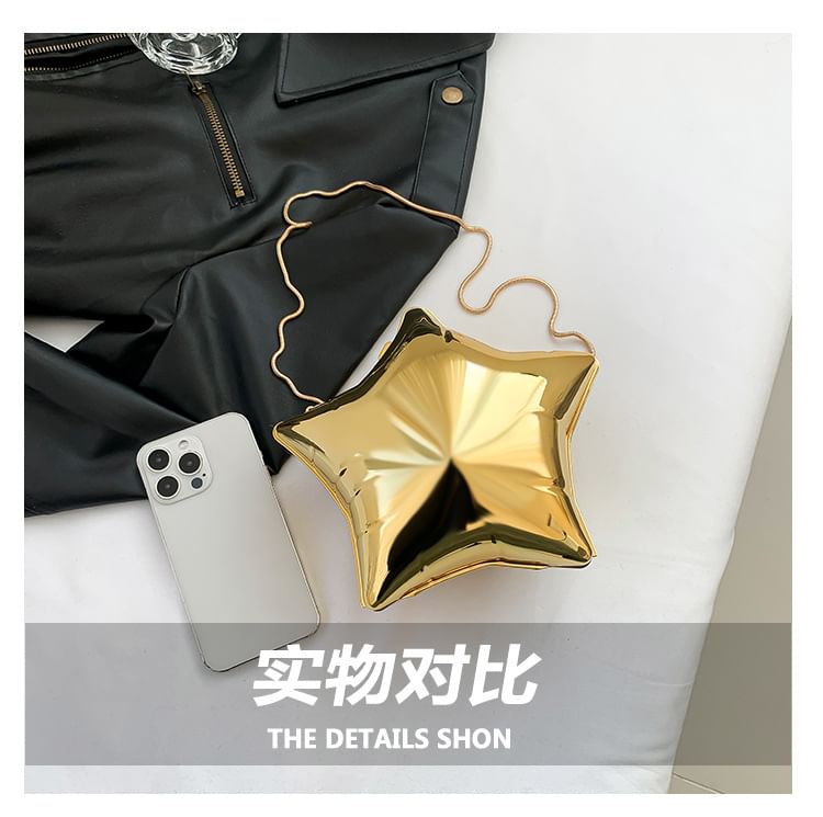 Chain Crossbody Bag Star Strap