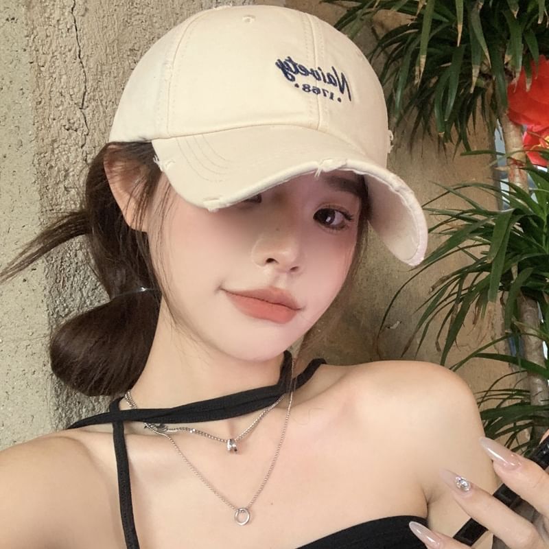 Embroidered Cap Lettering Baseball