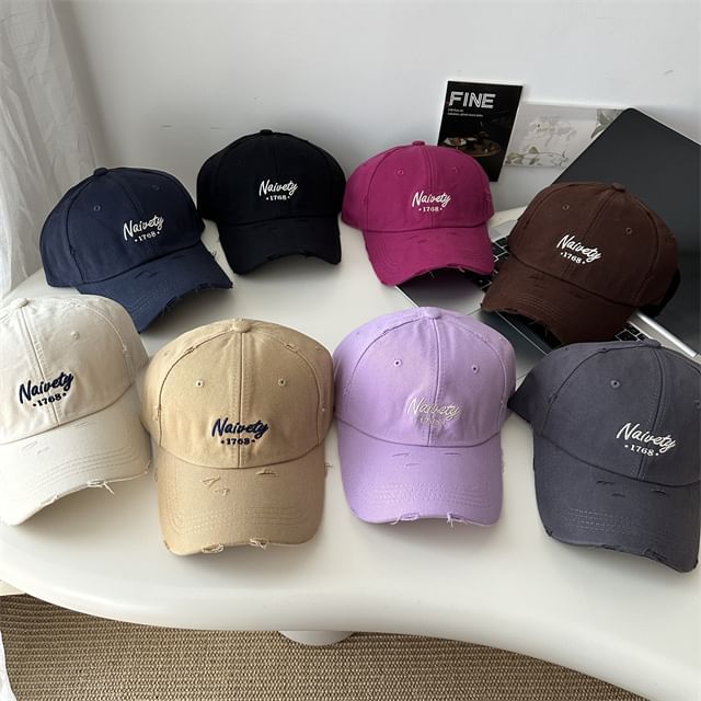 Embroidered Cap Lettering Baseball