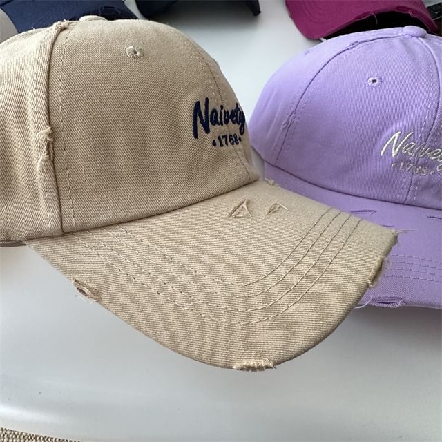 Embroidered Cap Lettering Baseball