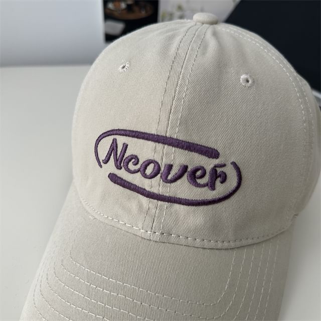 Baseball Embroidered Cap Lettering