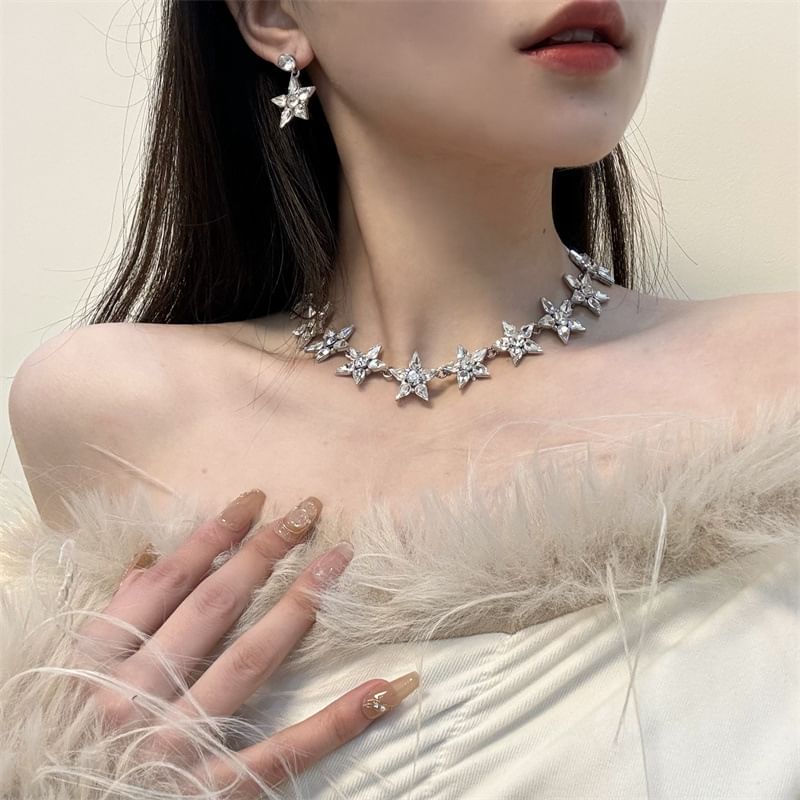 Necklace / Drop Earring Star