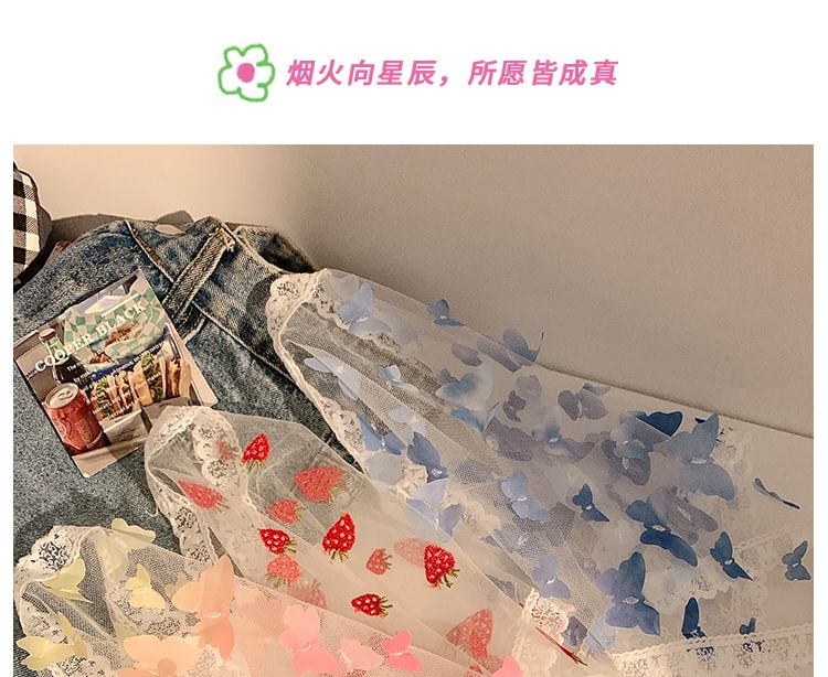 Head Designs) Trim Triangle Lace Scarf (Various