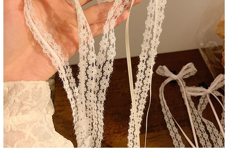 Ribbon Hair Clamp of Lace 2: Set
