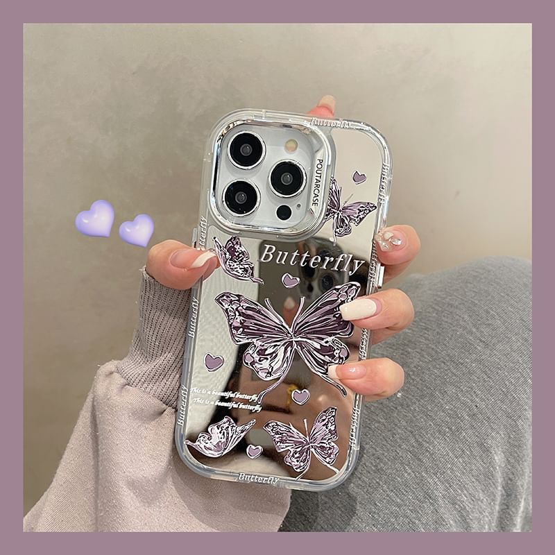 Mirrored Butterfly Phone Case