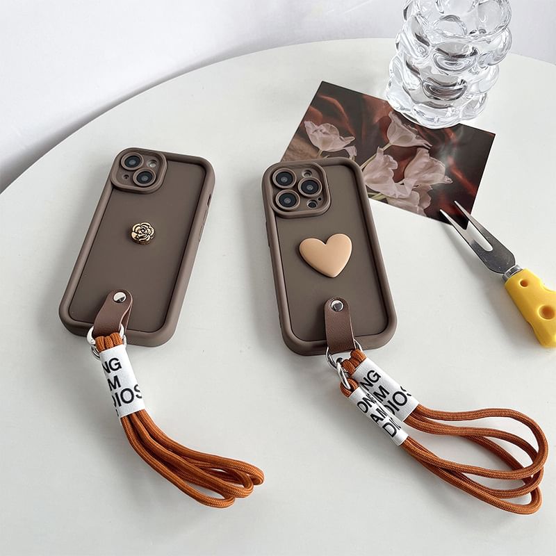 Lettering Case Phone Strap