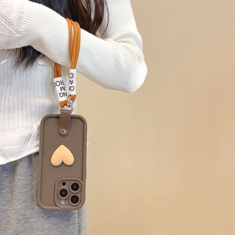 Lettering Case Phone Strap