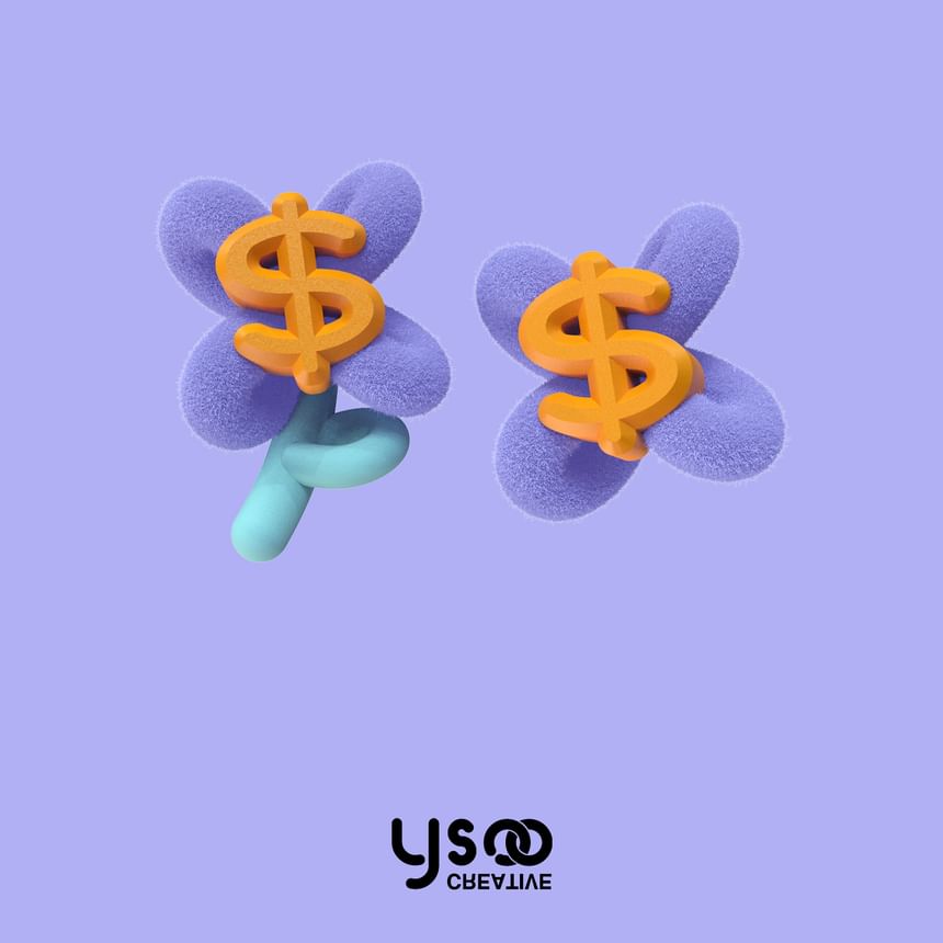 Clip Stud Money Earring On Sign / Ear