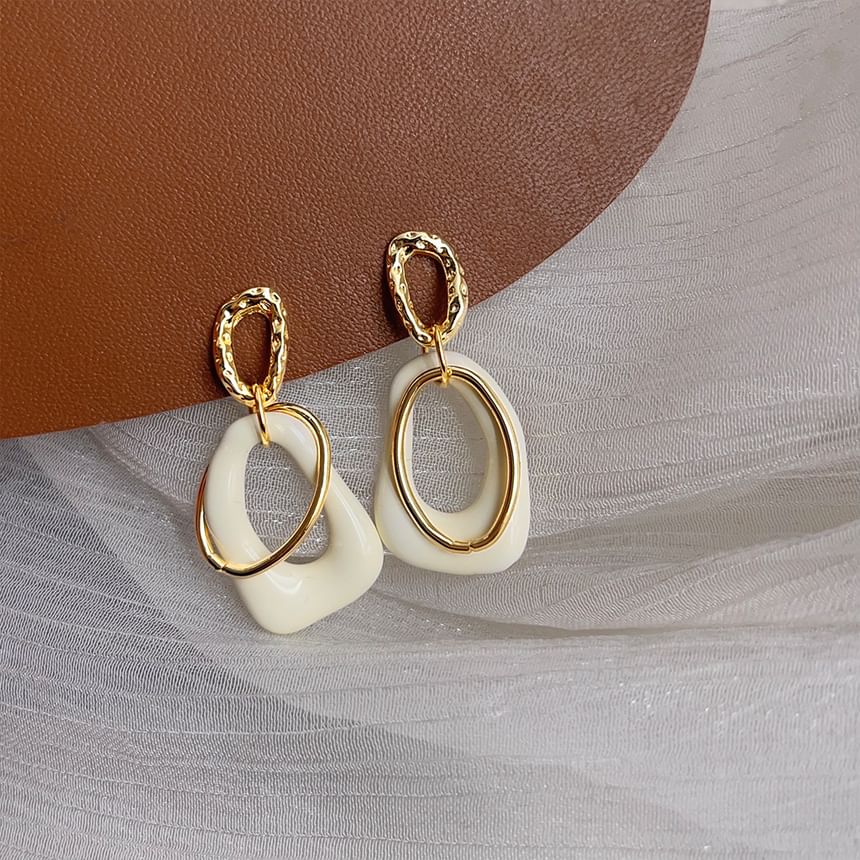 Irregular Alloy Earring Hoop Dangle