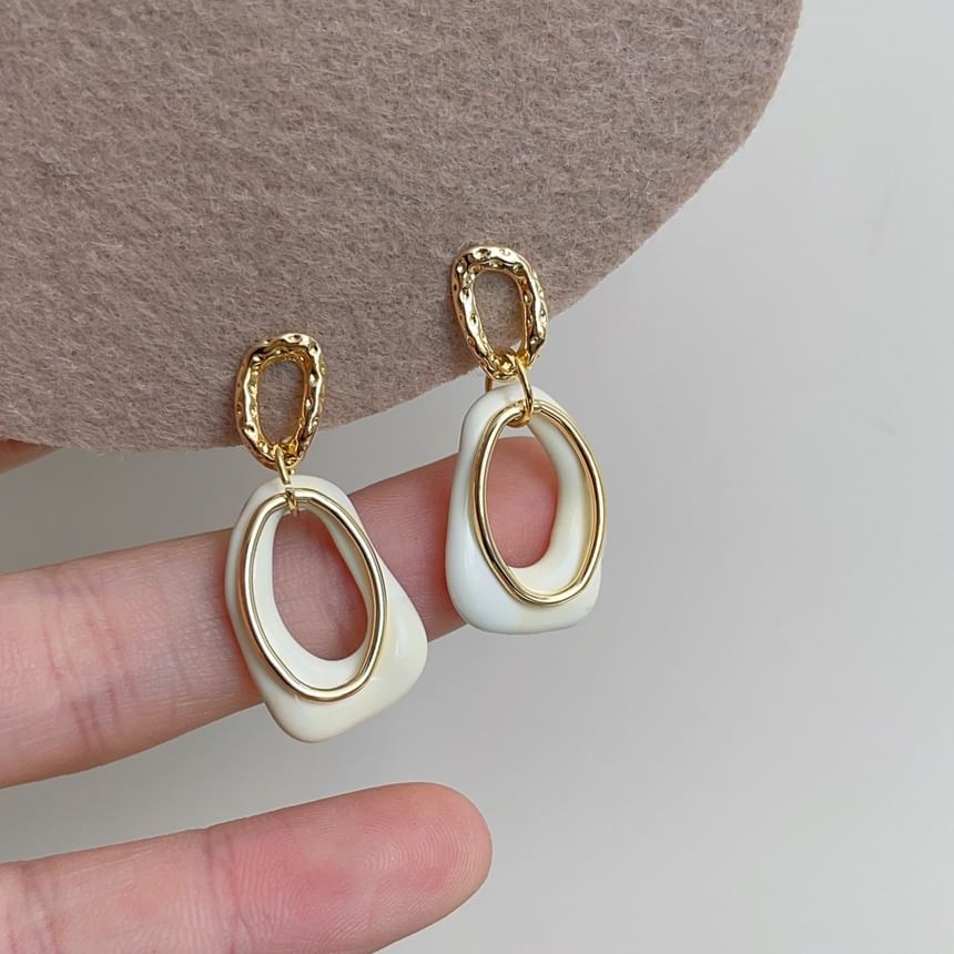 Irregular Alloy Earring Hoop Dangle
