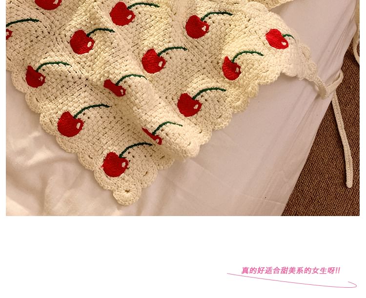 (Various Head Triangle Scarf Designs) Embroidered