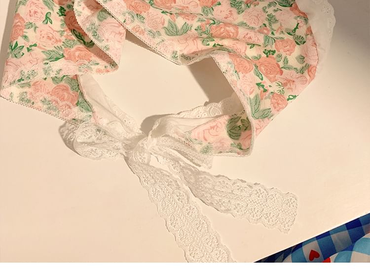 Print Head Floral Triangle (Various Designs) Scarf