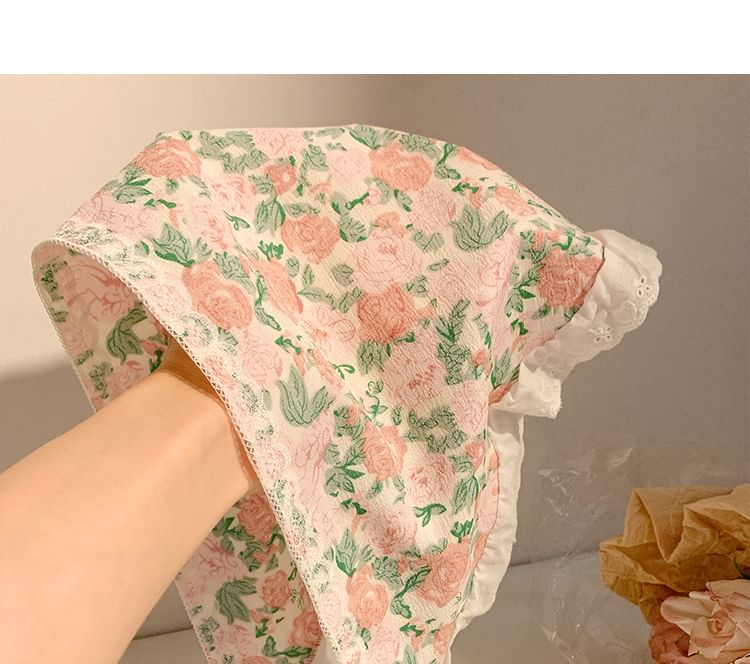 Print Head Floral Triangle (Various Designs) Scarf