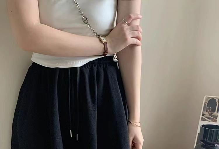 High Skort Plain Waist