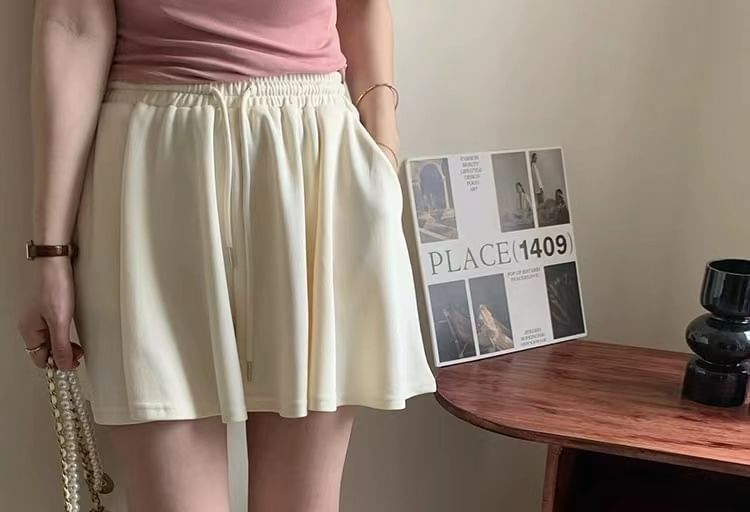 High Skort Plain Waist