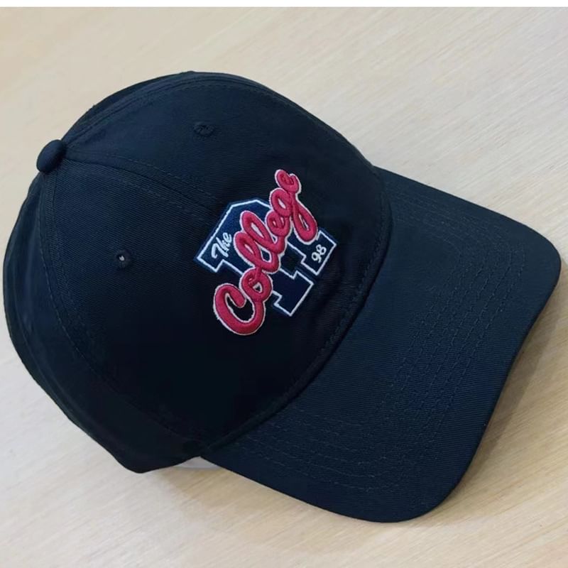 Cap Baseball Lettering Embroidered