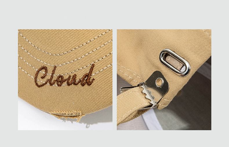 Baseball Cap Lettering Embroidered