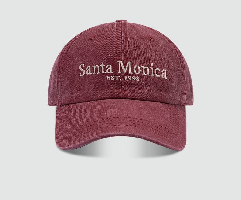 Embroidered Baseball Cap Lettering