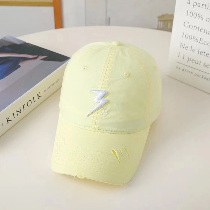 Lightning Cap Baseball Embroidered