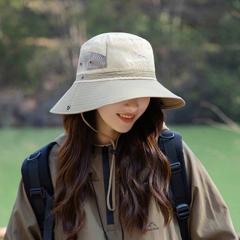 Mountain Embroidered Hat Boonie