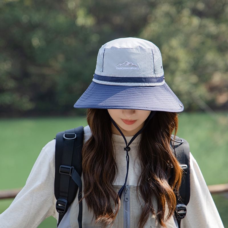 Mountain Embroidered Hat Boonie