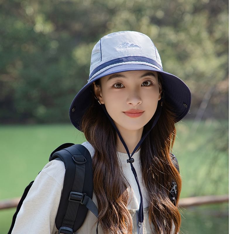 Mountain Embroidered Hat Boonie