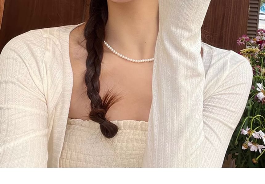 Knit Eyelet Bucket Hat