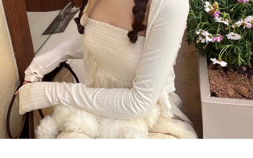 Knit Eyelet Bucket Hat