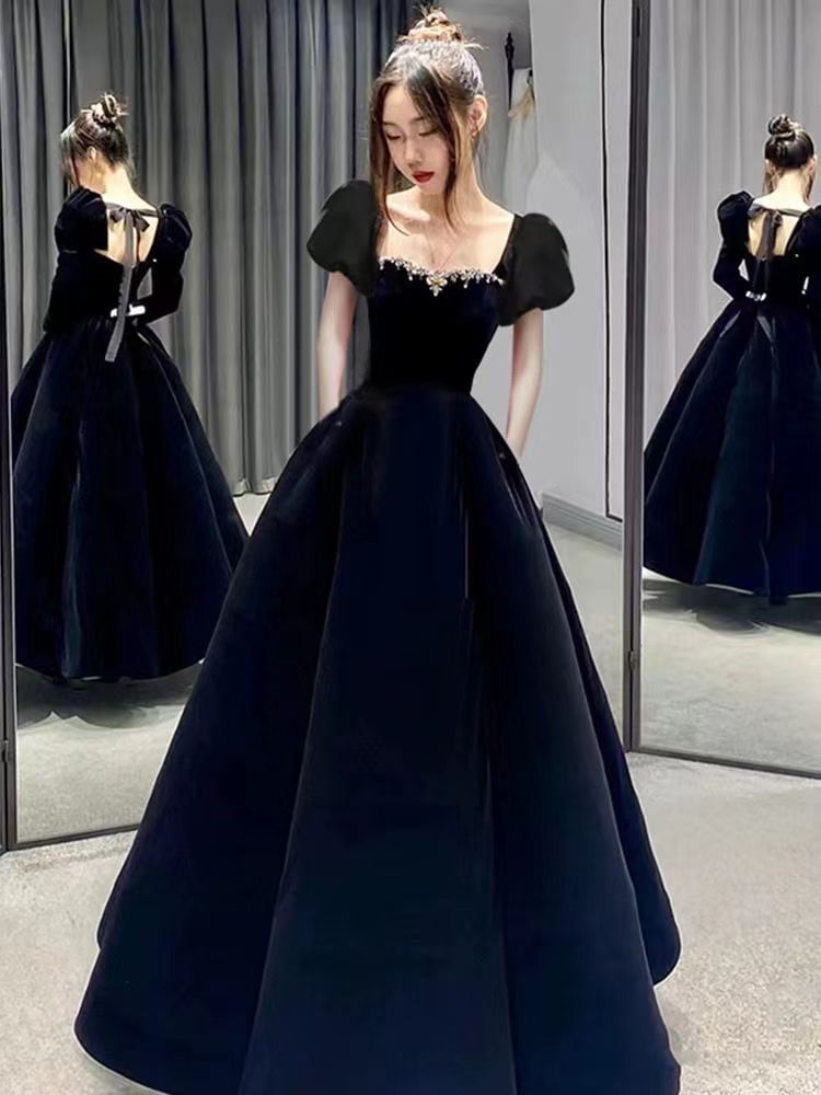 A-Line Designs) (Various Evening Velvet Gown
