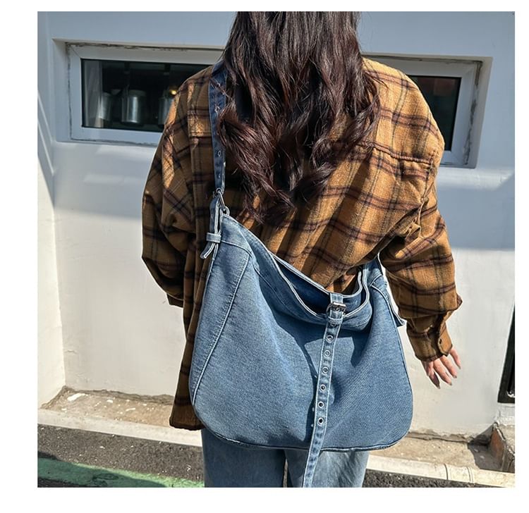 Denim Crossbody Bag
