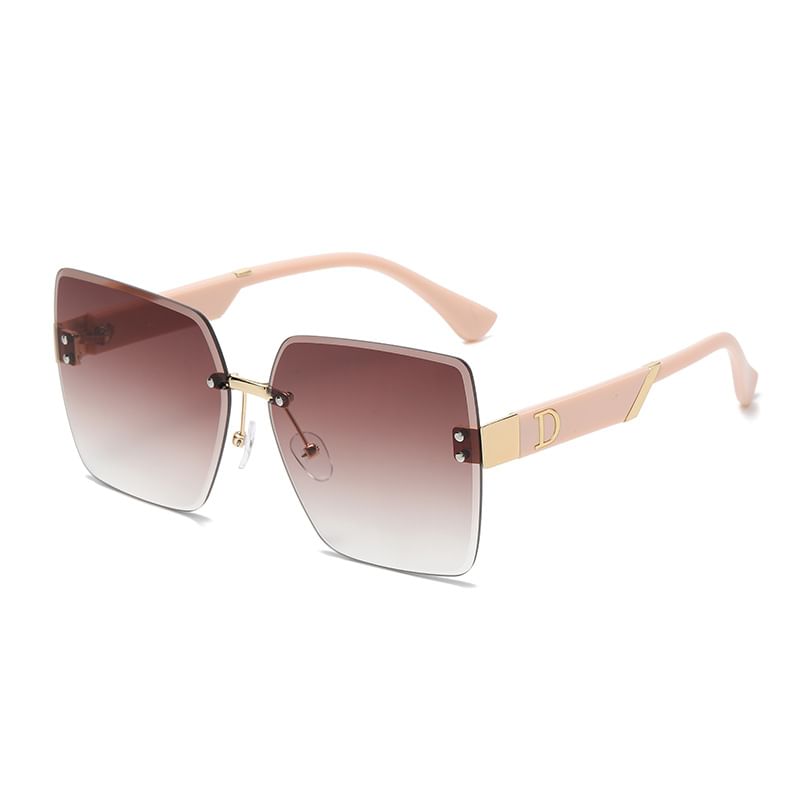 Gradient Frameless Sunglasses Square