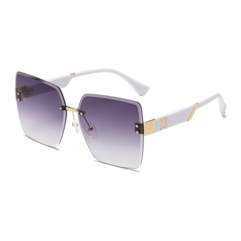 Gradient Frameless Sunglasses Square