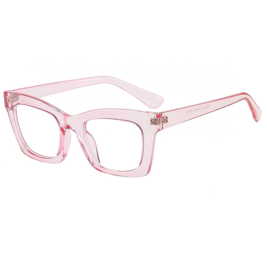 Light Blue Eyeglasses Blocking Square