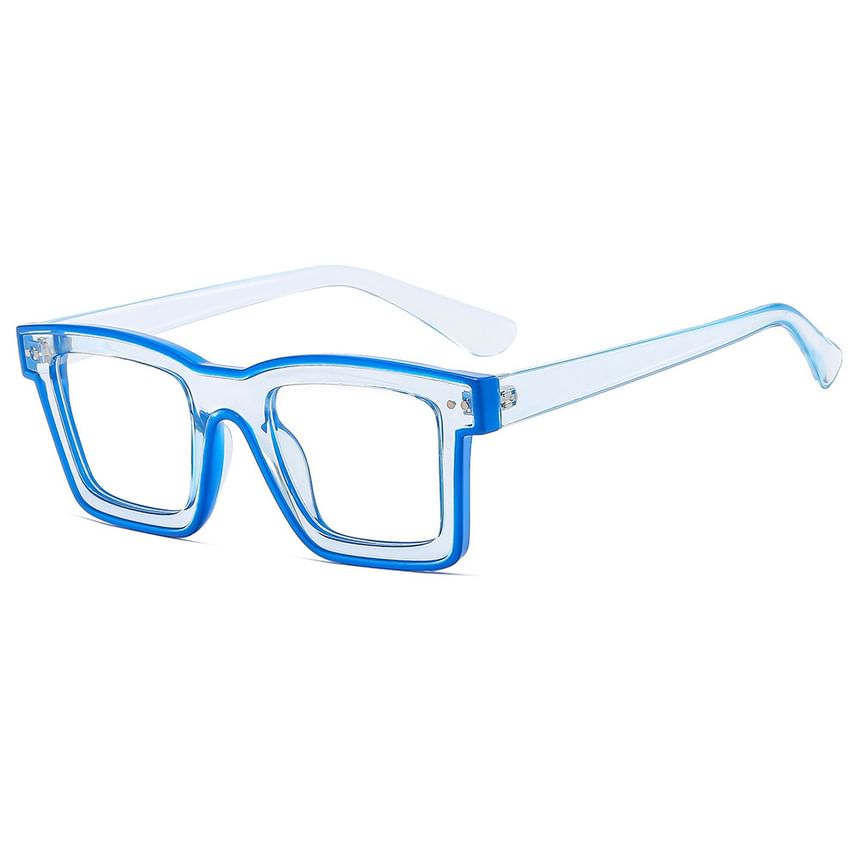 Blocking Eyeglasses Light Blue Square
